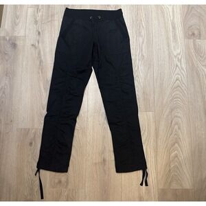 XCVI Wearables Women's Size XS Black Ruched Jules Pant. Lagenlook EUC